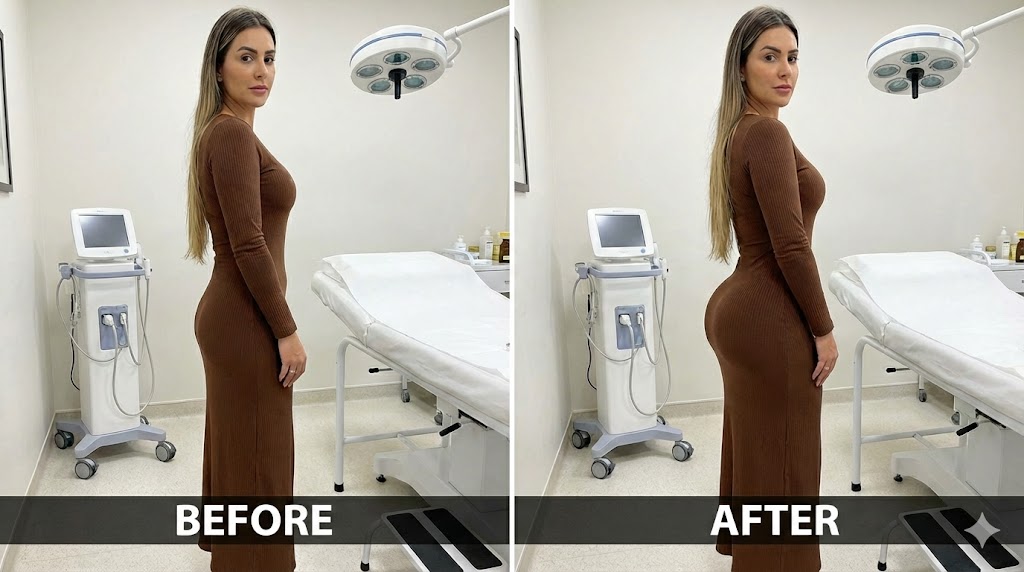 Brazilian Butt Lift Before and After